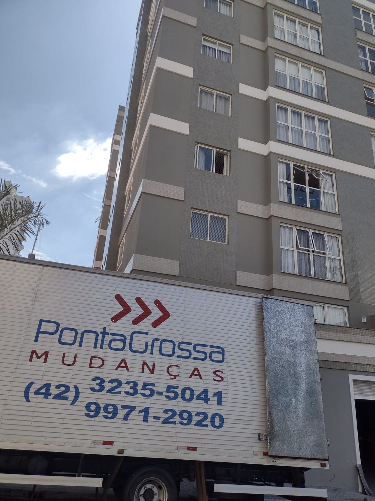 Ponta Grossa Mudanças - 7º trabalho realizado