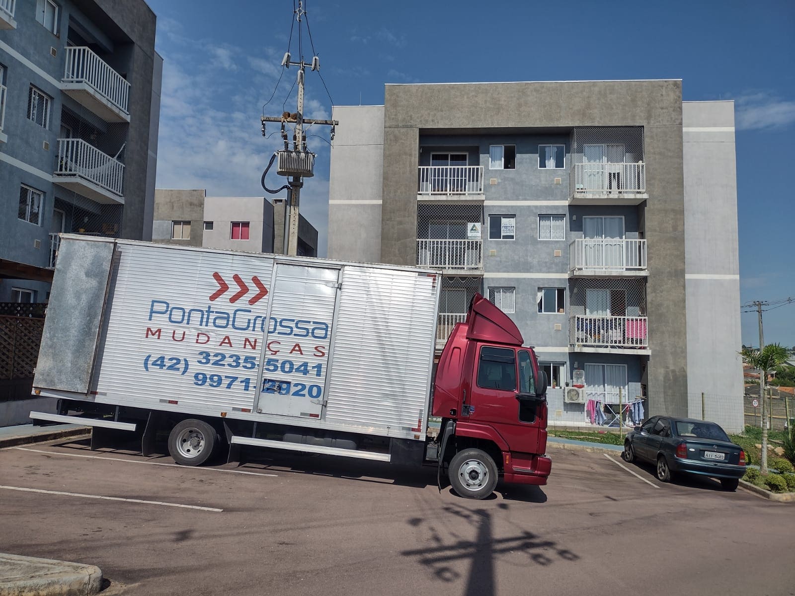 Ponta Grossa Mudanças - 8º trabalho realizado